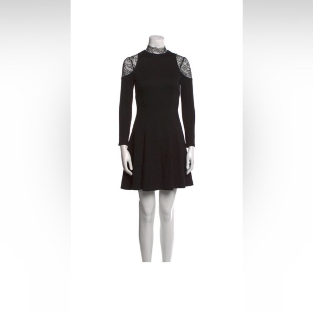Alice + Olivia, Mock Neck Mini dress